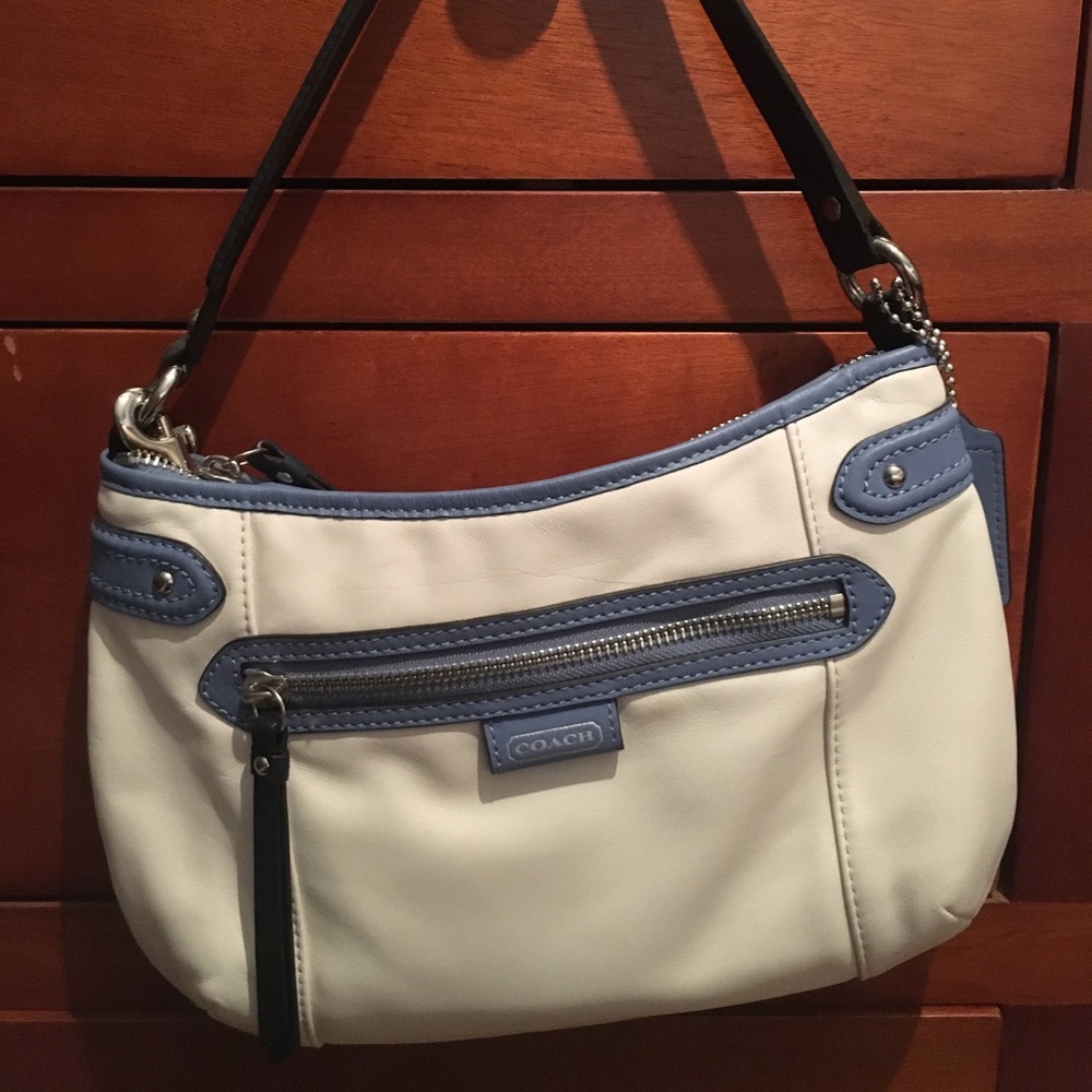 Coach Leather Handbag w/ Removable Crossbody Strap